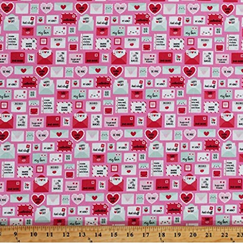 Cotton Valentines Love Letters Cards Love Notes Envelopes Stamps o...