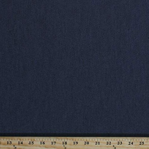 Denim Indigo Blue with Nice Sheen 51 Wide Navy 5 Cotton/Poly Twil...