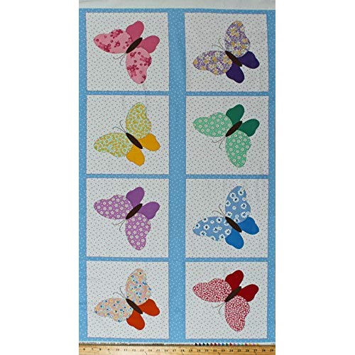 Fat Quarter Bundle Aunt Ellas Butterflies by Darlene Zimmerman Gr...