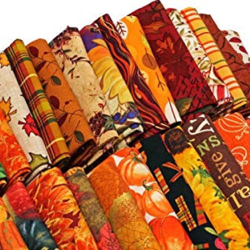 Fields Fabrics 10 Fat Quarters - Autumn Fall Fat Quarter Bundle Au...