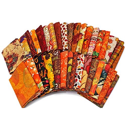 Fields Fabrics 10 Fat Quarters - Autumn Fall Fat Quarter Bundle Au...