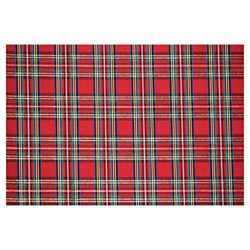 Fields Fabrics Double-Face 2-Sided Yarn-Dyed Taffeta Red Green Hol...