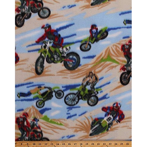 Fleece Dirt Bikes Dunes Motorcycles Motocross Racing Sports Fleece...