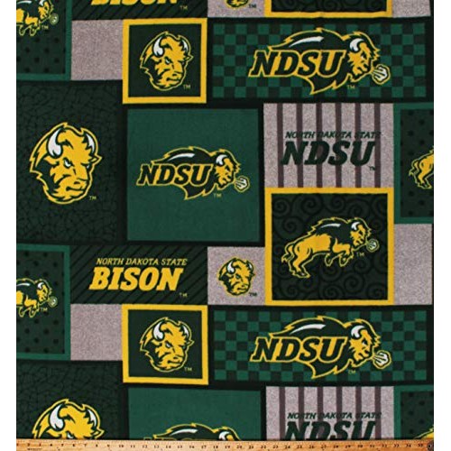 Fleece North Dakota State University Bison Squares College Team Sp...