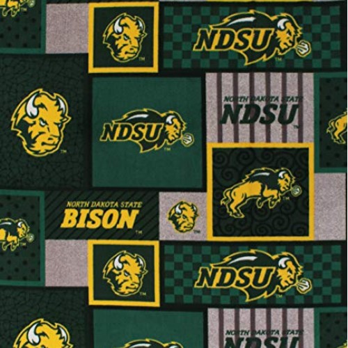 Fleece North Dakota State University Bison Squares College Team Sp...