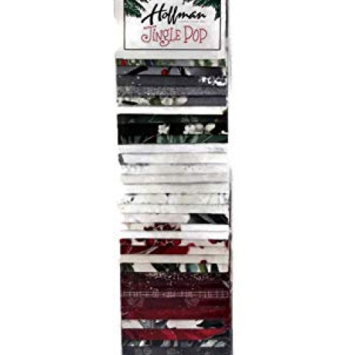 Hoffman Jingle Pop Strips Winter Christmas Holiday Silver Metallic...