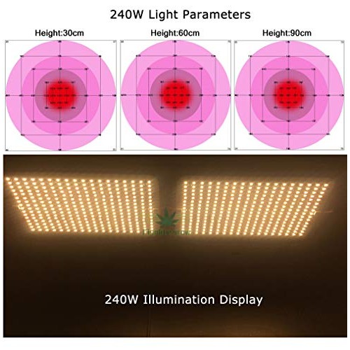 Figolite Grow Led Grow Light MeanWell HLG 240w Dimmable Full Spect...