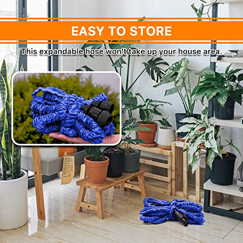 Garden Hose, Water Hose, Upgraded 75ft Flexible Pocket Expandable ...
