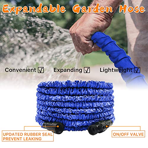 Garden Hose, Water Hose, Upgraded 75ft Flexible Pocket Expandable ...