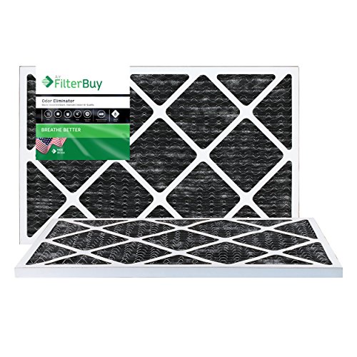 FilterBuy Allergen Odor Eliminator 14x25x1 MERV 8 Pleated AC Furna...