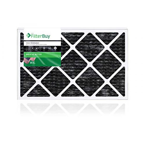 FilterBuy Allergen Odor Eliminator 18x30x1 MERV 8 Pleated AC Furna...