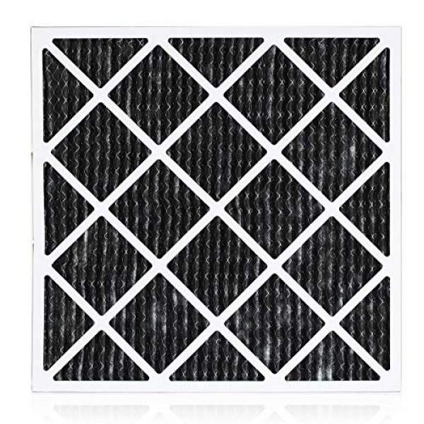 FilterBuy Allergen Odor Eliminator 20x20x1 MERV 8 Pleated AC Furna...
