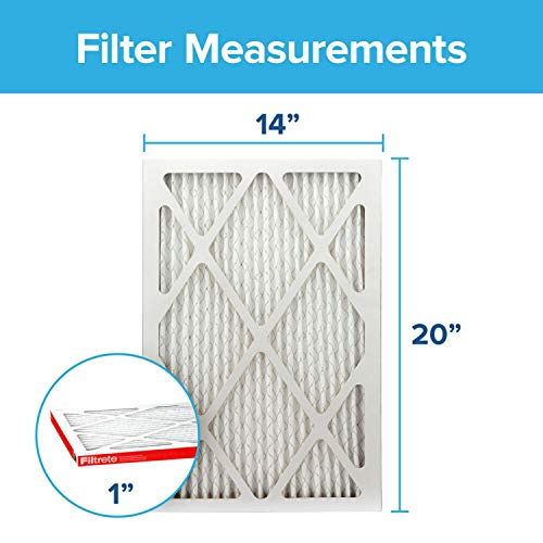 Filtrete 14x20x1, AC Furnace Air Filter, MPR 1000, Micro Allergen ...