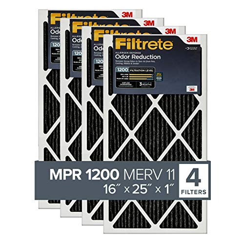 Filtrete 16x25x1, AC Furnace Air Filter, MPR 1200, Allergen Defens...