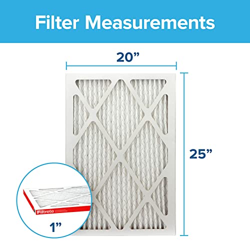 Filtrete 20x25x1 Air Filter, MPR 1000, MERV 11, Micro Allergen Def...