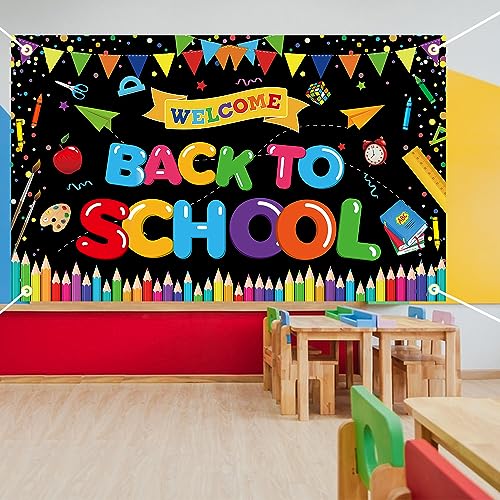 Back to School Decorations, Welcome Back to School Banner, Welcome...