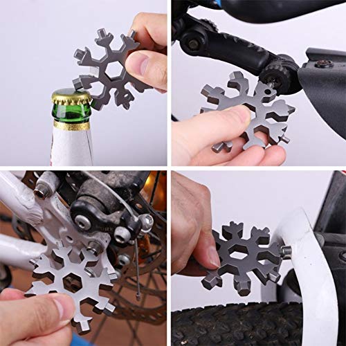 18 In 1 Snowflake Multi-Tool, Screwdriver, Christmas Gift