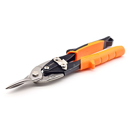 Finder 10 Straight Cut Aviation Snips, Scissors for Cutting Hard...