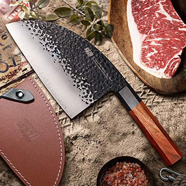 6.5 inch Butcher Knife by Findking-Dynasty series-3 layer 9CR18MOV...