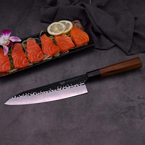 8 Inch Chef Knife by Findking-Dynasty series-3 layer 9CR18MOV clad...