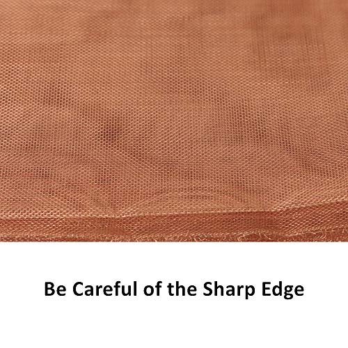 Pure Copper Wire 40 Mesh- 12.5 x 40 Dense Filter Screen Mesh