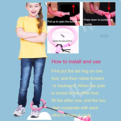 Fine Deal Flashing Jumping Ring Children Colorful Ankle Skip Jump ...