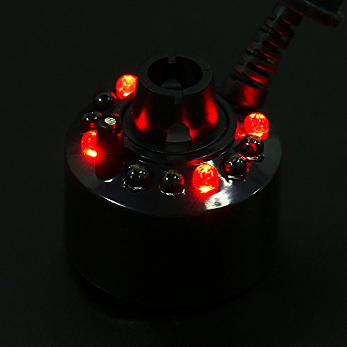 12LED Mist Maker Fogger Atomizer Air Humidifier Water Fountain Pon...