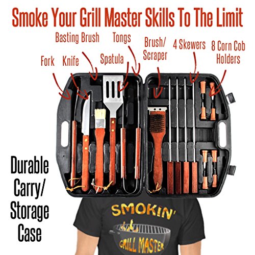Fine Life 19-Piece BBQ Set in Carry Case