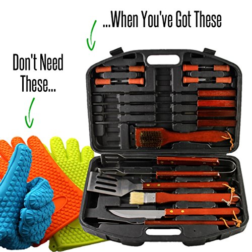 Fine Life 19-Piece BBQ Set in Carry Case