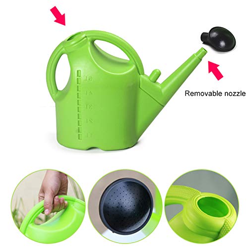 Finetoknow 5L Watering Can, Detachable Watering Can 2 in 1, Wateri...
