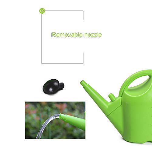 Finetoknow 5L Watering Can, Detachable Watering Can 2 in 1, Wateri...