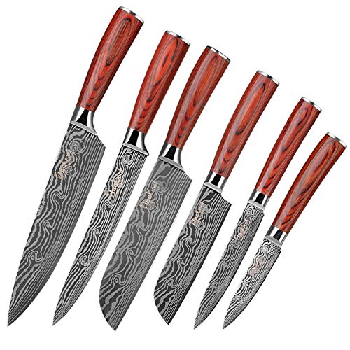 Kitchen Knife Sets, FineTool Professional Chef Knives Set Japanese...