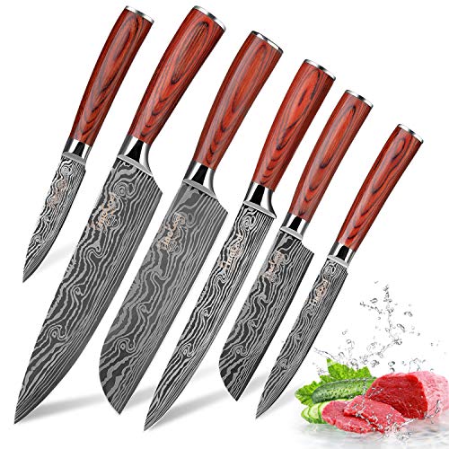 Kitchen Knife Sets, FineTool Professional Chef Knives Set Japanese...
