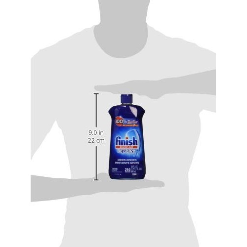 Finish Jet-Dry Rinse Aid, 23oz, Dishwasher Rinse Agent and Drying ...