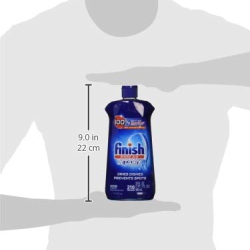 Finish Jet-Dry Rinse Aid, 23oz, Dishwasher Rinse Agent and Drying ...