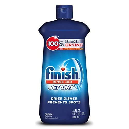 Finish Jet-Dry Rinse Aid, 23oz, Dishwasher Rinse Agent and Drying ...