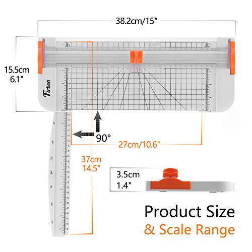 Firbon A4 Paper Cutter 12 Inch Titanium Paper Trimmer Scrapbooking...