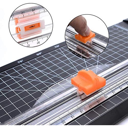 Firbon A4 Paper Cutter Bundle with 5Pcs Replacement Blades, 12 Inc...