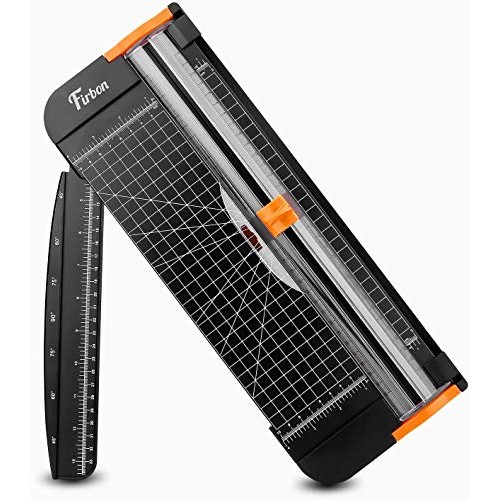 Firbon A4 Paper Cutter Bundle with 5Pcs Replacement Blades, 12 Inc...