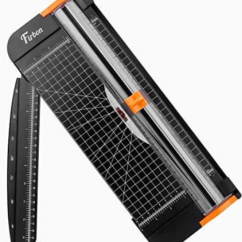 Firbon A4 Paper Cutter Bundle with 5Pcs Replacement Blades, 12 Inc...