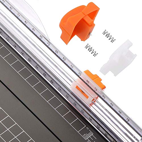 Firbon A4 Paper Cutter Bundle with 5Pcs Replacement Blades, 12 Inc...