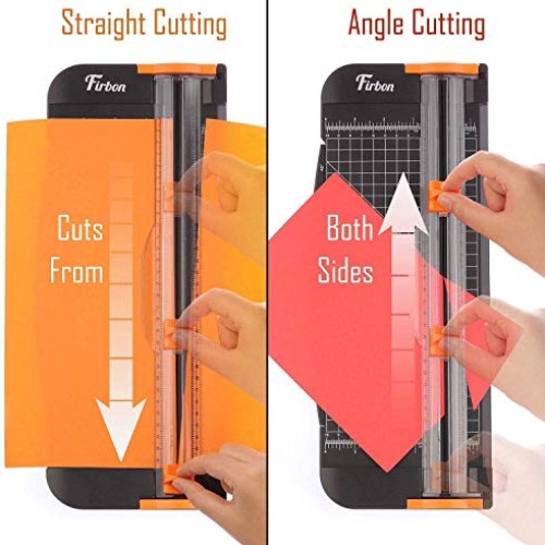 Firbon A4 Paper Cutter Bundle with 5Pcs Replacement Blades, 12 Inc...
