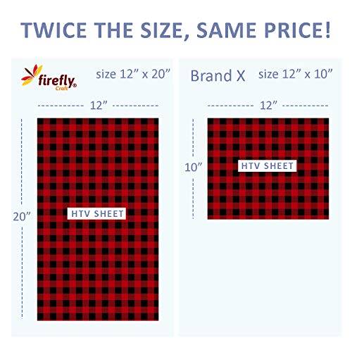 Firefly Craft HTV Heat Transfer Vinyl Bundle | Made for Silhouette...