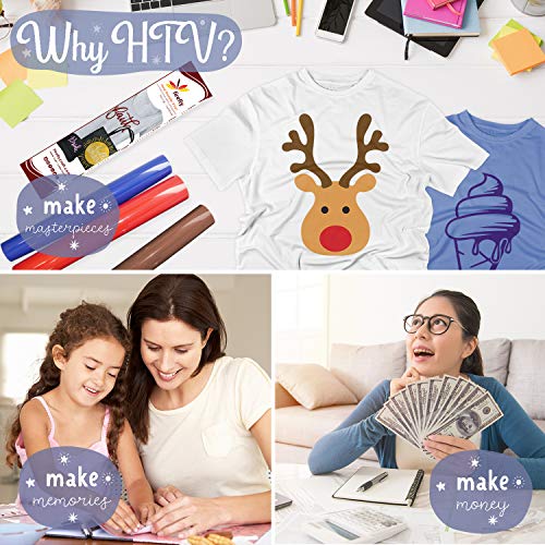 Firefly Craft HTV Heat Transfer Vinyl Bundle | Made for Silhouette...