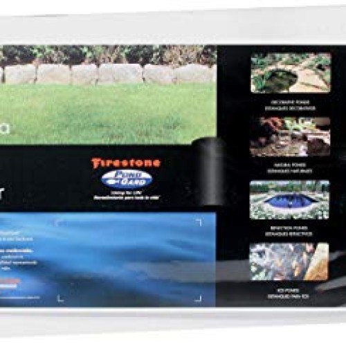 Firestone W56PL451015 EPDM Rubber Pond Liner, 10-Foot Length x 15-...