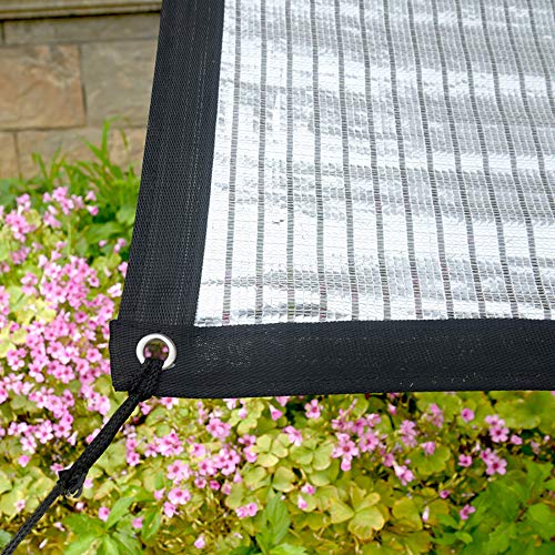 Firestrive Aluminet Foil Shade Net,3.23.2FT Reflective Aluminet 95...