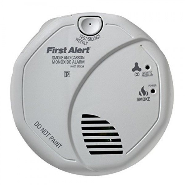 First Alert SCO5CN Combination Smoke and Carbon Monoxide Alarm 