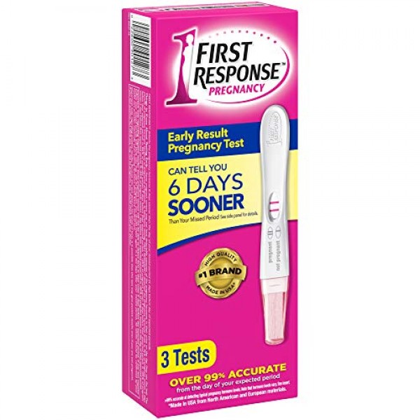First Response Early Result Pregnancy Test, 3 Pack Packaging & Te...