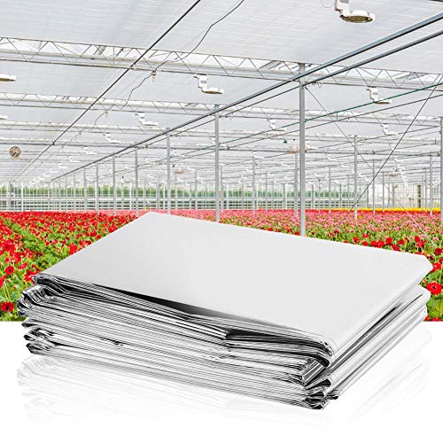 Silver Reflective Mylar Film Greenhouse Film, Reflective Grow Film...