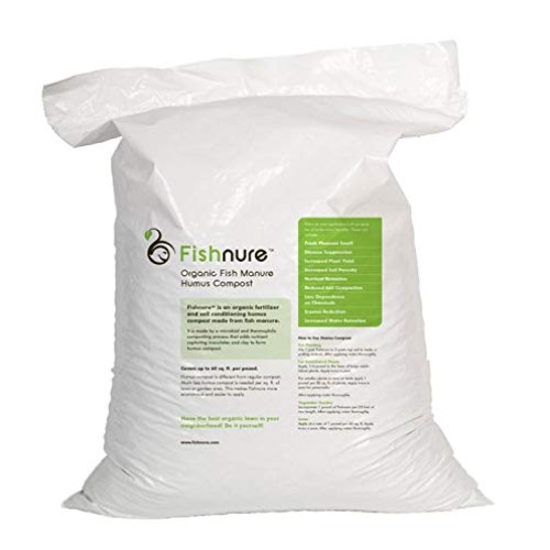 Fishnure 16 Pound Fish Manure Organic Living Humus Compost Soil Co...